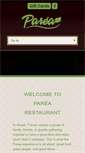 Mobile Screenshot of parearestaurant.com